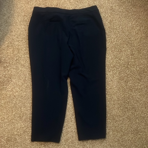 Investments plus size straight leg pants size 20W Short Color Navy - Picture 2 of 4